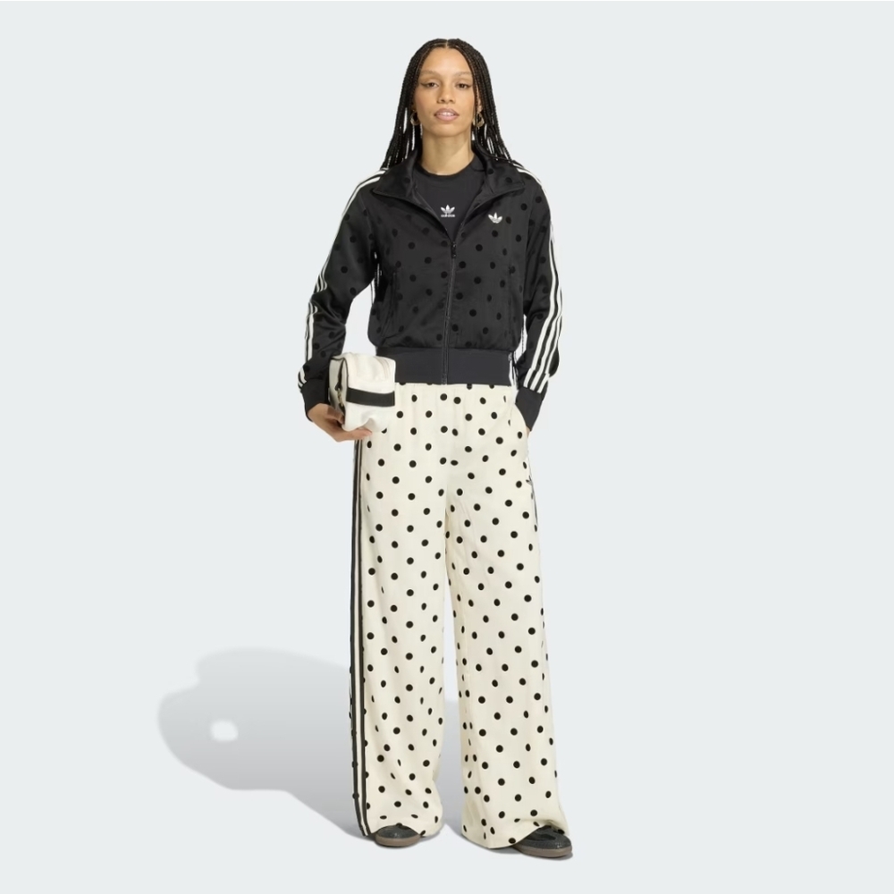 Adidas Black Polka Dot Track Top - Picture 3 of 6